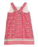 tanner floral tile shift dress, multipattern, size 7-14