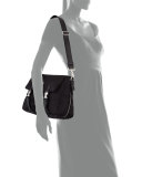 Tesutto Bomber Messenger Bag, Black (Nero)