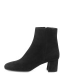 Suede Square-Toe 55mm Ankle Boot
