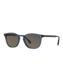 Finley Esq. 51 Acetate Sunglasses, Blue