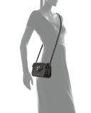 Rockstud Rolling Small Crossbody Bag, Black