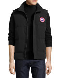 Garson Puffer Vest, Black