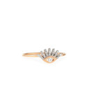 Protect Me 14K Rose Gold & Diamond Evil Eye Ring, Size 7