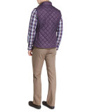 Autumn Plaid Oxford Shirt, Snap Dragon