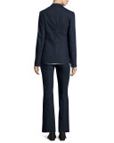 Shoner One-Button Shawl-Collar Blazer, Navy