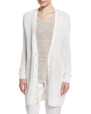 Marled Knit Long Cardigan