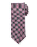 Diamond-Print Silk Tie