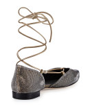 Gilligan Lace-Up d'Orsay Flat, Pyrite Nocturne