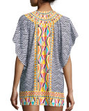 Brasilia Printed Tunic Coverup, Multicolor