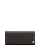 Boston Leather Coat Wallet, Brown 