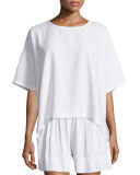 Short-Sleeve Square Top