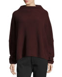 Boiled Cashmere Funnel-Neck Sweater