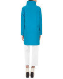 Carlos Straight-Leg Cropped Pants, Moonstone