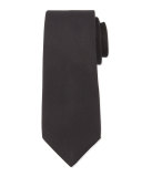 Grosgrain Solid Tie, Black