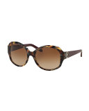 Oval Logo-Temple Sunglasses