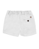 Stretch Chino Shorts, White, Size 6-24 Months
