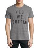 Coffee Graphic T-Shirt, Gray