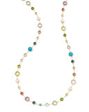 18k Gold Rock Candy Lollitini Necklace in Multi, 36"