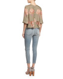 The Almost Skinny Cropped Jeans, Wyoming Wash