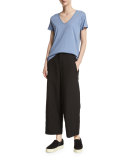 Pima Cotton V-Neck T-Shirt
