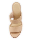 Banner Nubuck 100mm Mule Sandal
