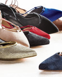 Gilligan Lace-Up d'Orsay Flat, Bisque