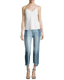 Nouveau Le Mix Two-Tone Boyfriend Jeans, Remix