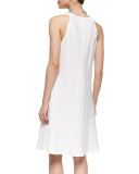 Sleeveless Linen Bias Dress