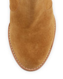 Dalton Suede Western Bootie, Whiskey