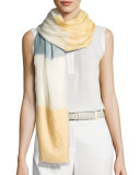 Striped Cashmere & Silk Stole