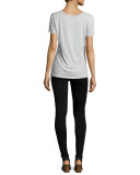 Hoxton Ultra-Skinny Ankle Jeans, Black Shadow
