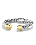 Cable Classics Bracelet with Gold Domes