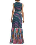 Amabelle Flower Power Dream Maxi Dress, Multicolor