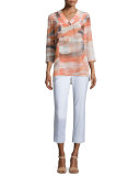 Zelah Silk Printed Blouse
