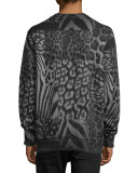 S-Joe-AR Animal-Print Sweatshirt