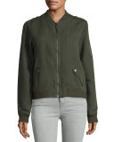 Geena Bomber Jacket, Army