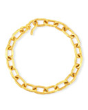 Cadene 20 22K Yellow Gold Wide Link Bracelet