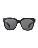 Brinley Square Sunglasses, Black
