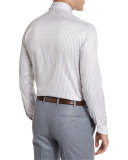 Striped Long-Sleeve Sport Shirt, Multi