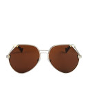 Embassy Cutoff Metal Sunglasses