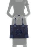 Ella Nylon Tote Bag, French Navy