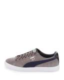 Clyde B&C Suede Low-Top Sneaker, Gray