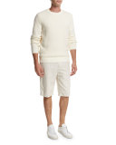 Textured Crewneck Sweater