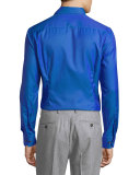 Tonal-Dot Long-Sleeve Sport Shirt
