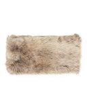 Toscana Fur Snood w/ Knit Lining, Natural