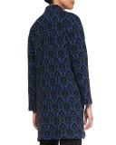 Renaissance Wool Knit Jacquard Jacket