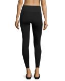 Motivation Mesh Performance Leggings, Black