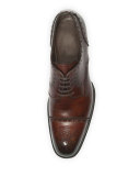 Edward Med-Cap Wing-Tip Brogue, Brown