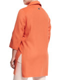 Narcisco Wool-Blend Coat, Plus Size