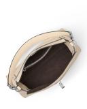 Miranda Medium Top-Lock Shoulder Bag, Vanilla